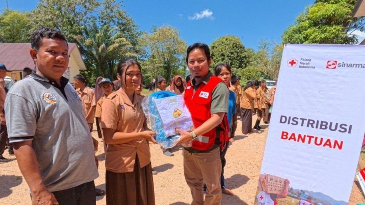 PMI Sumut Bangkitkan Semangat Belajar Siswa Tapanuli Tengah Pasca-Banjir