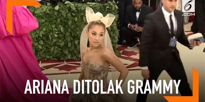VIDEO: Ariana Grande Ditolak Tampil di Grammy?