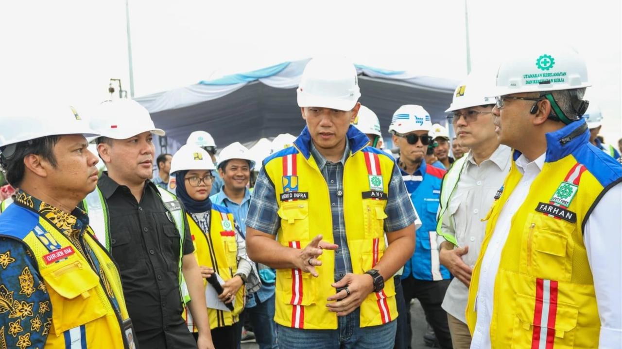 FOTO: AHY Tinjau Program Strategis Pembangunan di Yogyakarta