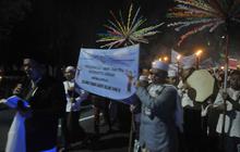 FOTO: Semarak Tradisi Pawai Obor Menyambut Tahun Baru Islam 1 Muharram 1446 H