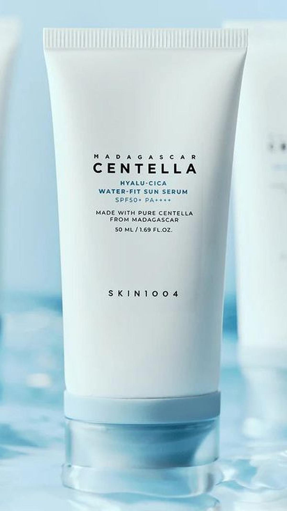 8. Hyalu-Cica Water-Fit Sun Serum SPF 50+ PA++++<br>