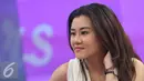 Aaliyah Massaid saat menjadi bintang tamu di acara "Dear Haters" di SCTV Tower, Kamis (19/5). Alasan Aaliyah mengagumi Kendall Jenner karena menurutnya Kendall itu model yang keren dan cantik banget. (Liputan6.com/Herman Zakharia)