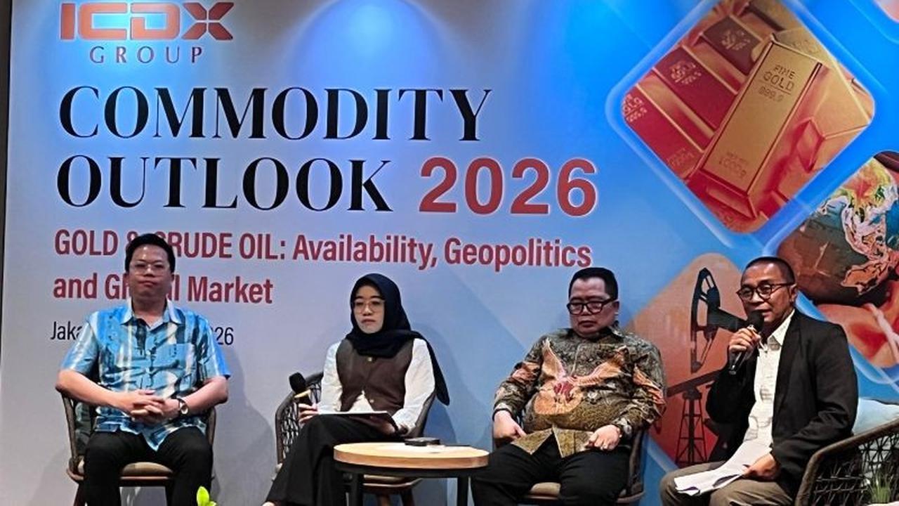 ICDX Proyeksikan Harga Emas Capai US$6.000 per Troy Ounce hingga Akhir 2026