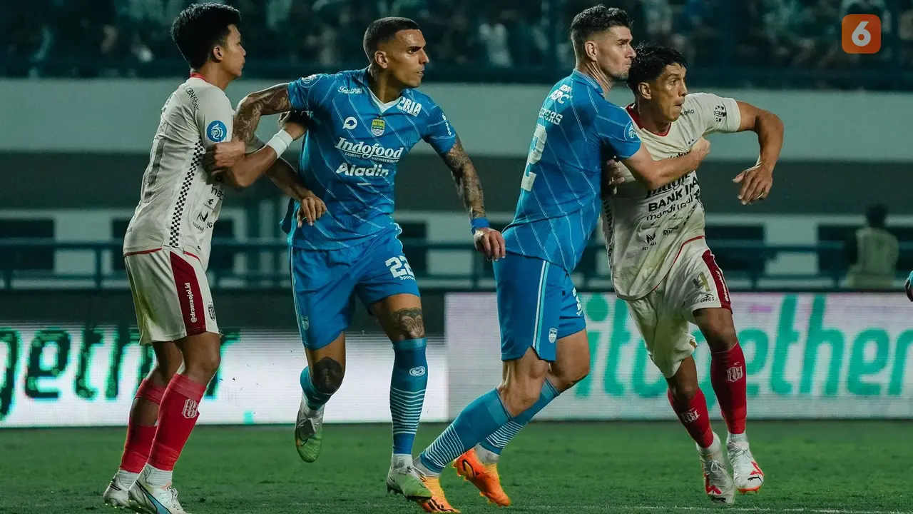 Masih Belum Bisa Kalahkan Bali United, Persib Bandung Hanya dapat Skor Imbang