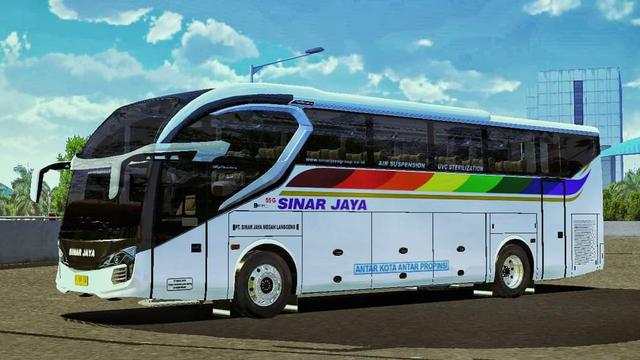Download Gambar Wallpaper, Skin, Livery dan Stiker Bus Simulator Indonesia untuk Pariwisata