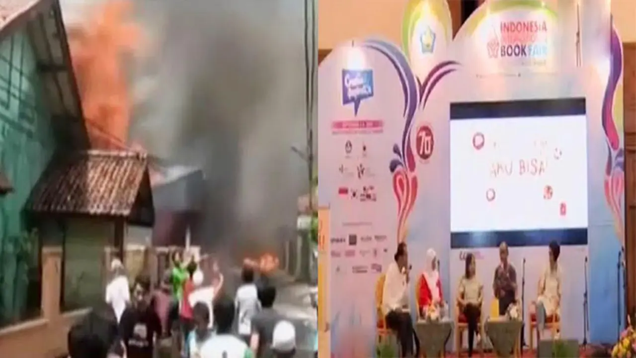 Belasan Rumah Terbakar hingga Indonesia International Book Fair