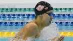 Ippei Watanabe saat mengikuti kejuaraan Piala Kosuke Kitajima di Tokyo, Minggu (29/1). Ippei Watanabe mempertajam rekor dunia 200 meter gaya dada dengan menjadi manusia pertama yang mencatat waktu di bawah 2 menit 7 detik. (AP PHOTO)