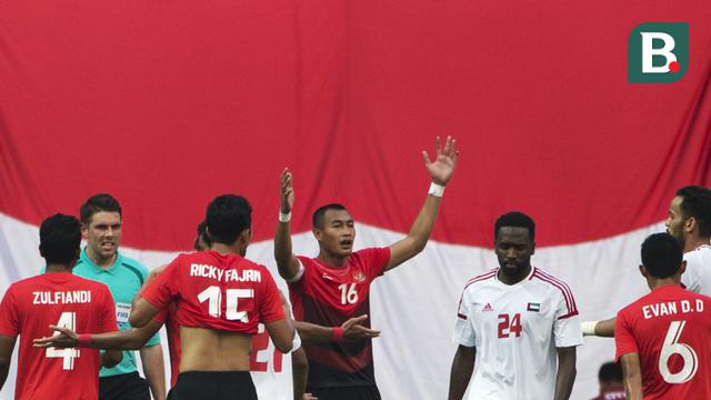 Sepak Bola : Indonesia Vs Uni Emirat Arab