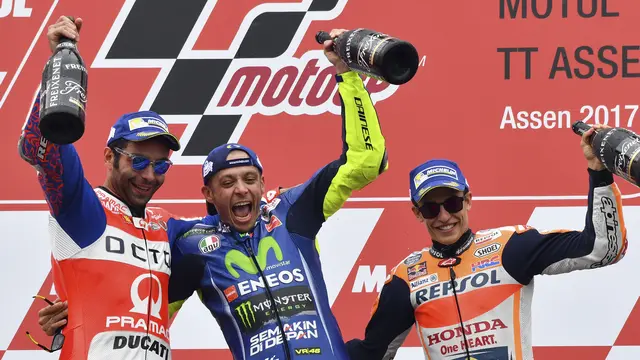 Danilo Petrucci, Valentino Rossi, MotoGP Belanda