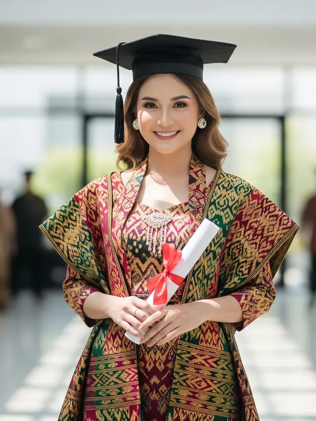 Dress Endek Maxi Anggun