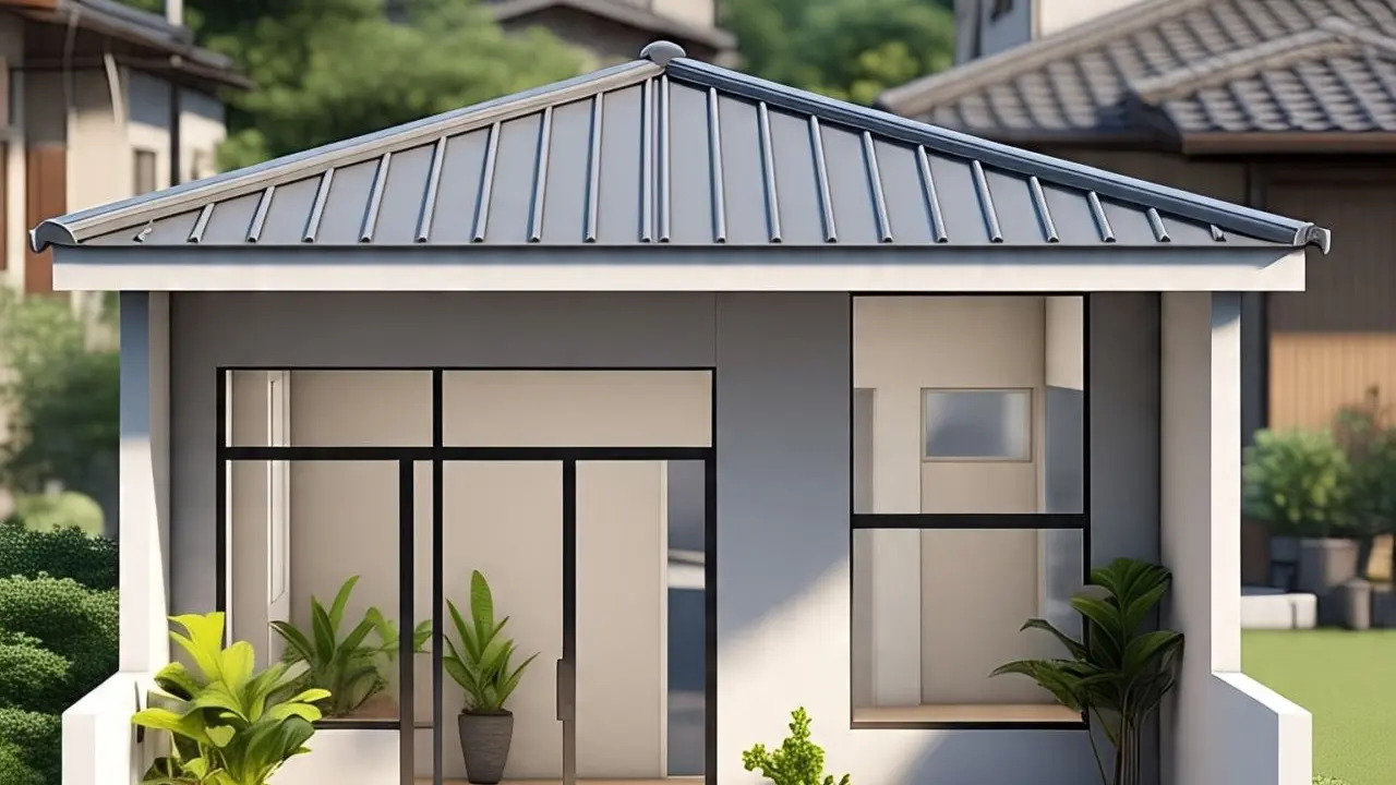 Model Teras Depan Rumah Subsidi sebagai Carport Tertutup