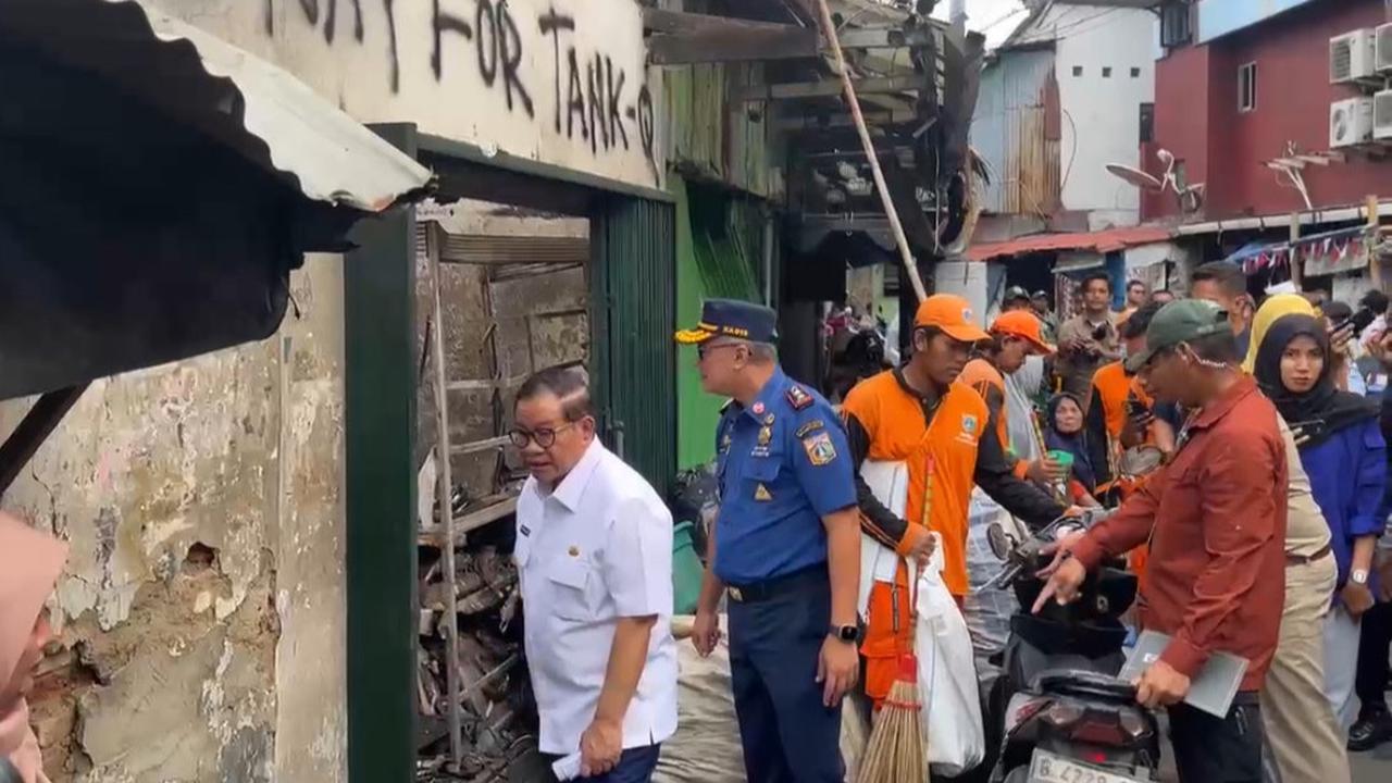 Datangi Lokasi Kebakaran Tamansari, Gubernur Pramono Ungkap Biang Kerok Api Cepat Merambat