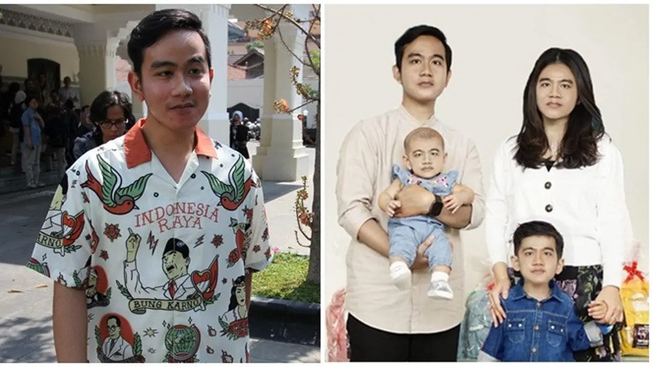 Editan Foto Wajah Keluarga Gibran Rakabuming Raka Ini Bikin Senyum Geli