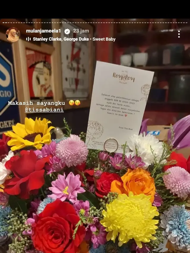 Mulan Jameela. (Dok. Instagram @mulanjameela1).