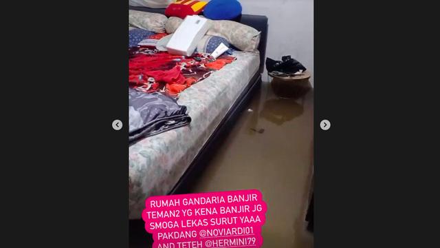 Langganan Banjir, Kediaman Sinyorita di Gandaria Kembali Terendam Banjir