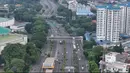 Libur Lebaran 2025, sejumlah ruas jalan protokol di Jakarta masih terlihat lancar. (merdeka.com/Arie Basuki)