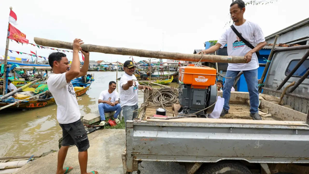 Mesin Kapal untuk Kelompok Nelayan di Karawang (Istimewa)