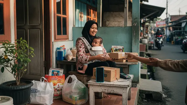 Ide Usaha Depan Rumah Khusus Ibu Rumah Tangga yang Bisa Sambil Awasi Anak Jastip