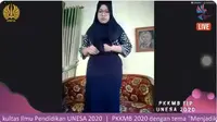 Viral Video Kemarahan Panitia Ospek Online soal Ikat Pinggang. (Sumber: Twitter/ @Rafirizqu19)