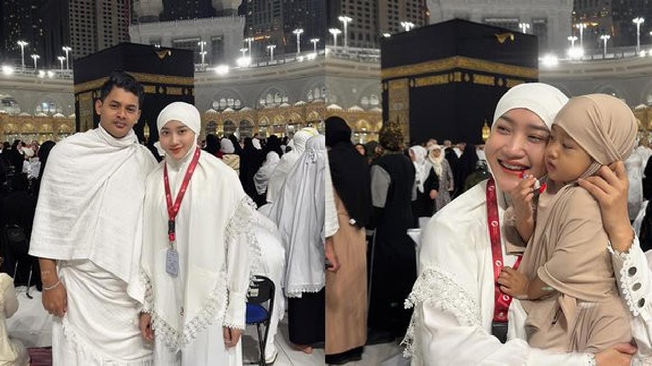 Yeni Inka Tampil Kenakan hijab saat Jalani  Ibadah Umrah, Kali Ini Bersama Suami dan Anaknya