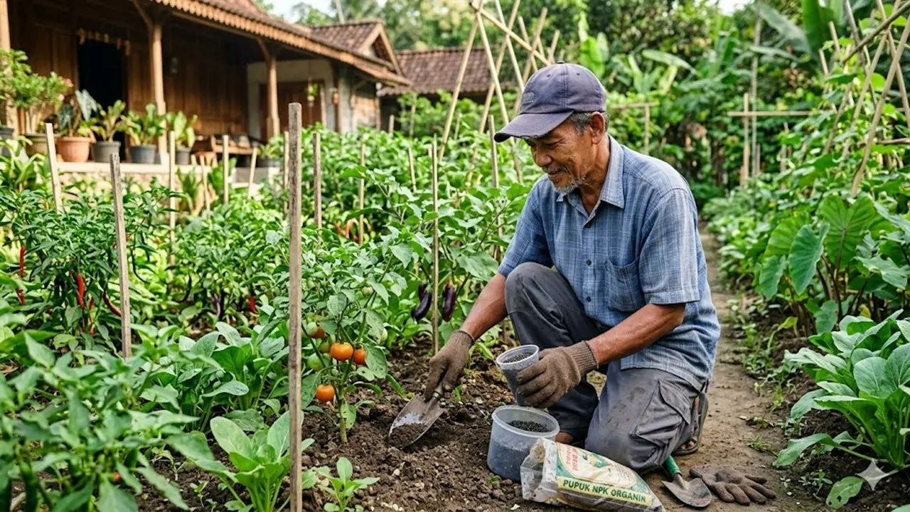 Berkebun di Usia 60 Tahun