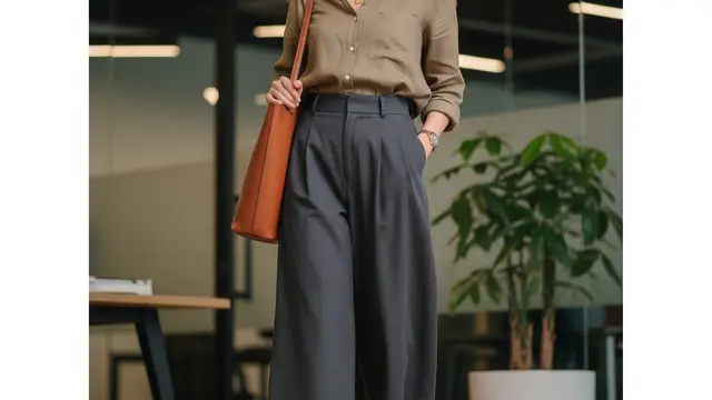Outfit Santai Tapi Stylish untuk Kerja Setelah Lebaran (AI)