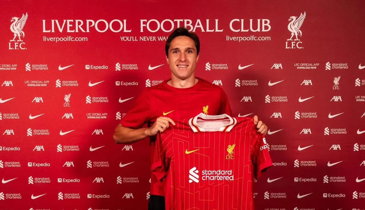 Dalam satu dekade terakhir, Liverpool telah mendatangkan 5 pemain dari klub Serie A Liga Italia, termasuk yang terbaru pada awal musim 2024/2025, yaitu pembelian Federico Chiesa dari Juventus. Berikut daftar lengkap 5 rekrutan Liverpool dari klub Serie A Liga Italia dalam satu dekade terakhir. (liverpoolfc.com)