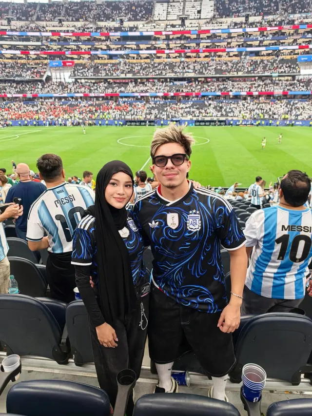 Gaya Serasi Aurel Hermansyah dan Atta Halilintar Nikmati Euforia Piala Duni 2026 di Amerika Serikat