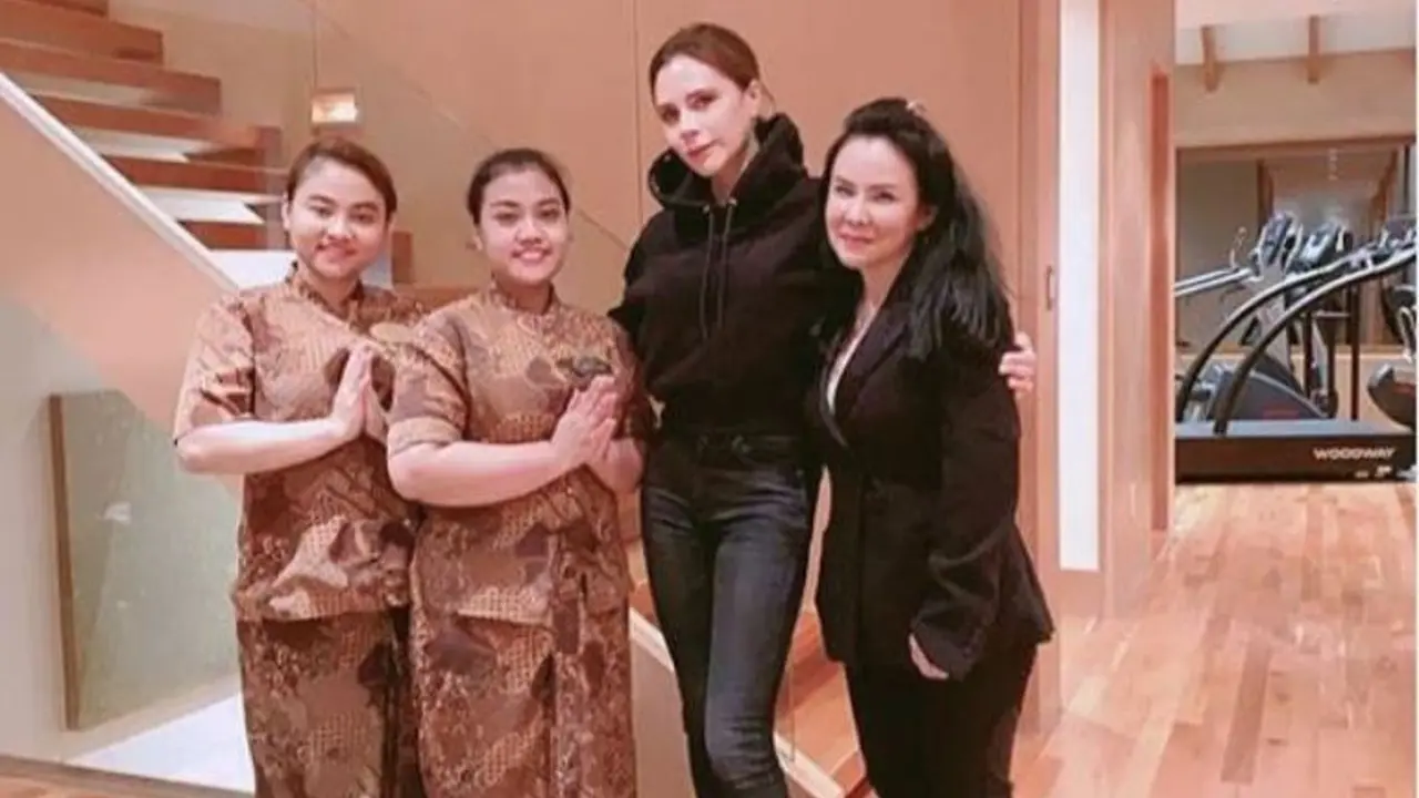 Victoria Beckham di Taman Sari Royal Heritage Spa di Kanada