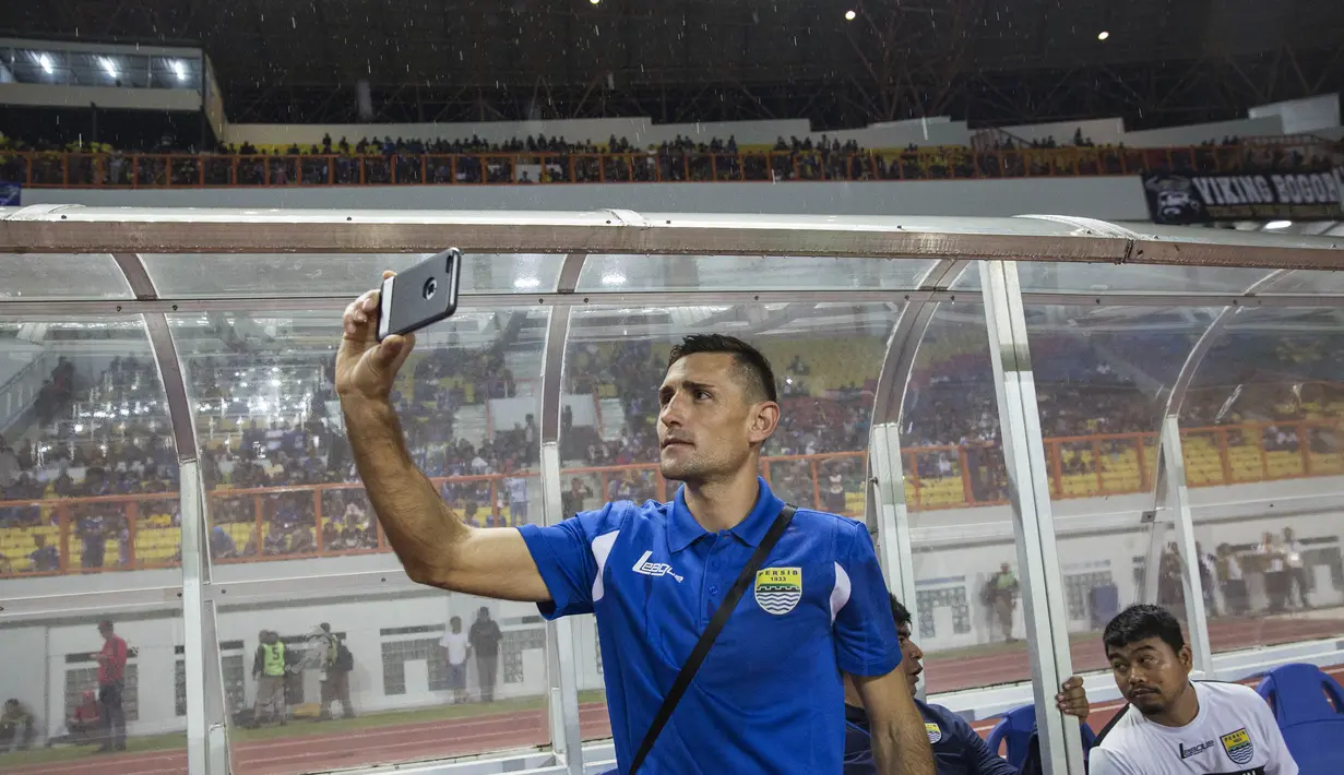 Juan Belencoso didatangkan Persib Bandung dari klub Hongkong, Kitchee SC. (Bola.com/Vitalis Yogi Trisna)