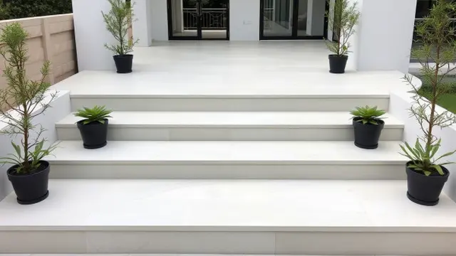Teras Minimalis dengan Lantai Berundak