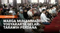 Ratusan Jemaah Masjid Gedhe Kauman Yogyakarta Gelar Tarawih Perdana