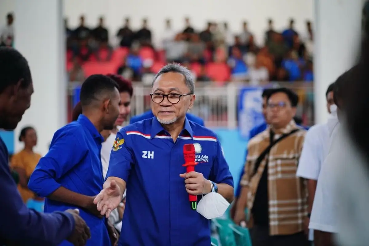 Ketua Umum Partai Amanat Nasional (PAN) Zulkifli Hassan (Zulhas)
