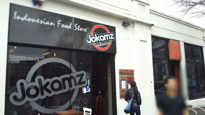 Jokamz Kitchen, restoran penyaji burger tempe di Melbourne, Australia. (Liputan6.com/Tanti Yulianingsih)