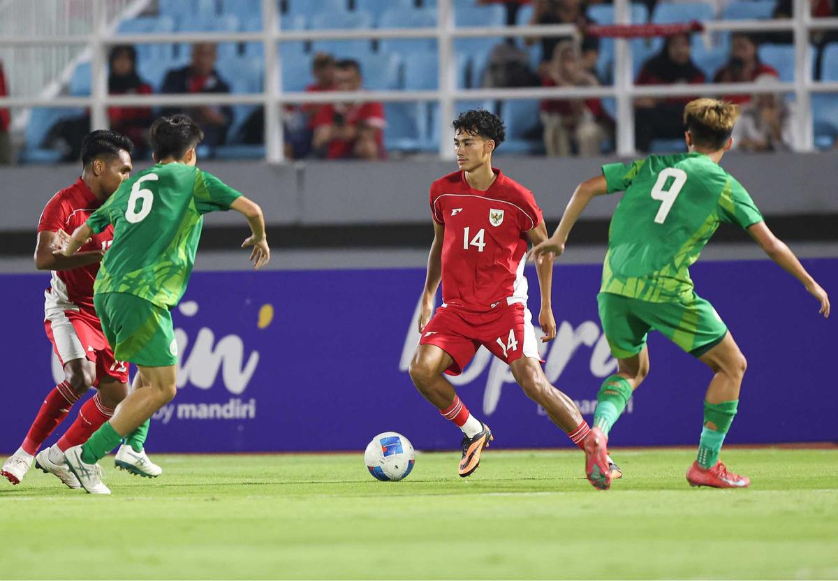 FOTO: Bantai Macau 5-0, Garuda Muda Buka Harapan Lolos ke Piala Asia