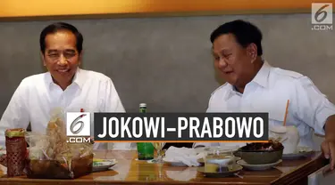 Isi Statement Jokowi-Prabowo Saat Bertemu di Stasiun MRT