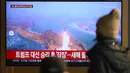 Militer Korea Selatan mengungkap bahwa Korea Utara meluncurkan beberapa rudal balistik jarak pendek yang dicurigai pada Selasa 14 Januari 2025. (JUNG YEON-JE/AFP)