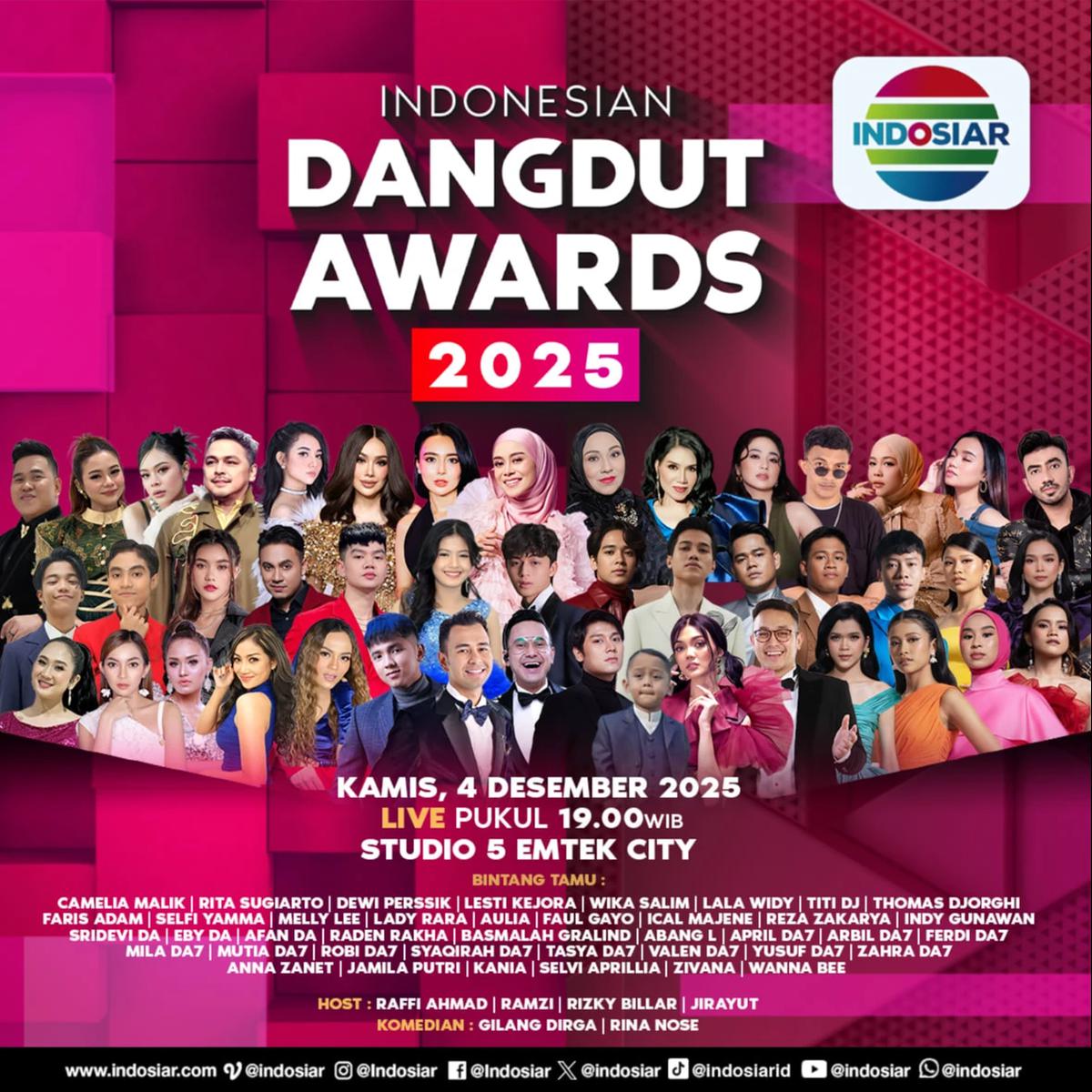 Indonesian Dangdut Awards 2025 Siap Digelar, Kolaborasi Ikon dan Generasi Baru Meriahkan Tahun ke-11