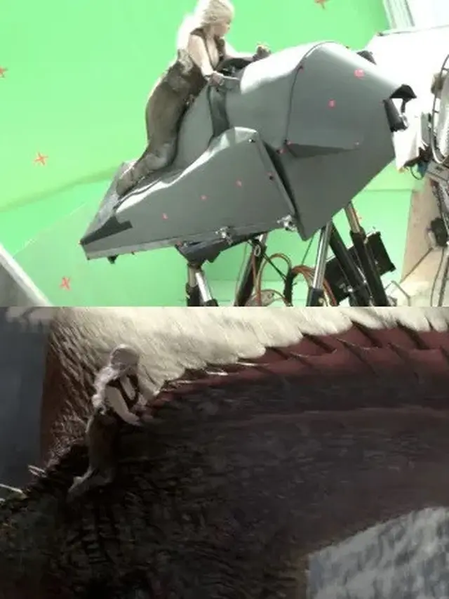 Proses syuting Game of Thrones memanfaatkan teknik chroma key atau green screen.