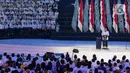Prabowo meminta acara besar seperti hari ini hanya sekali dalam lima tahun. (Liputan6.com/Herman Zakharia)