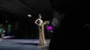 Ana Marcelo, insinyur agroindustri dari Esteli, berpose setelah dinobatkan sebagai Miss Nikaragua 2020 di tengah pandemi Covid-9 di Managua, 8 Agustus 2020. Ana Marcelo dinobatkan di depan audiens yang terbatas dengan tetap menerapkan protokol jarak sosial. (AP Photo/Alfredo Zuniga)