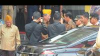 Presiden Susilo Yudhoyono dan Jokowi hadiri peringatan Hari Veteran Nasional 2014 (Liputan6.com/Herman Zakharia)