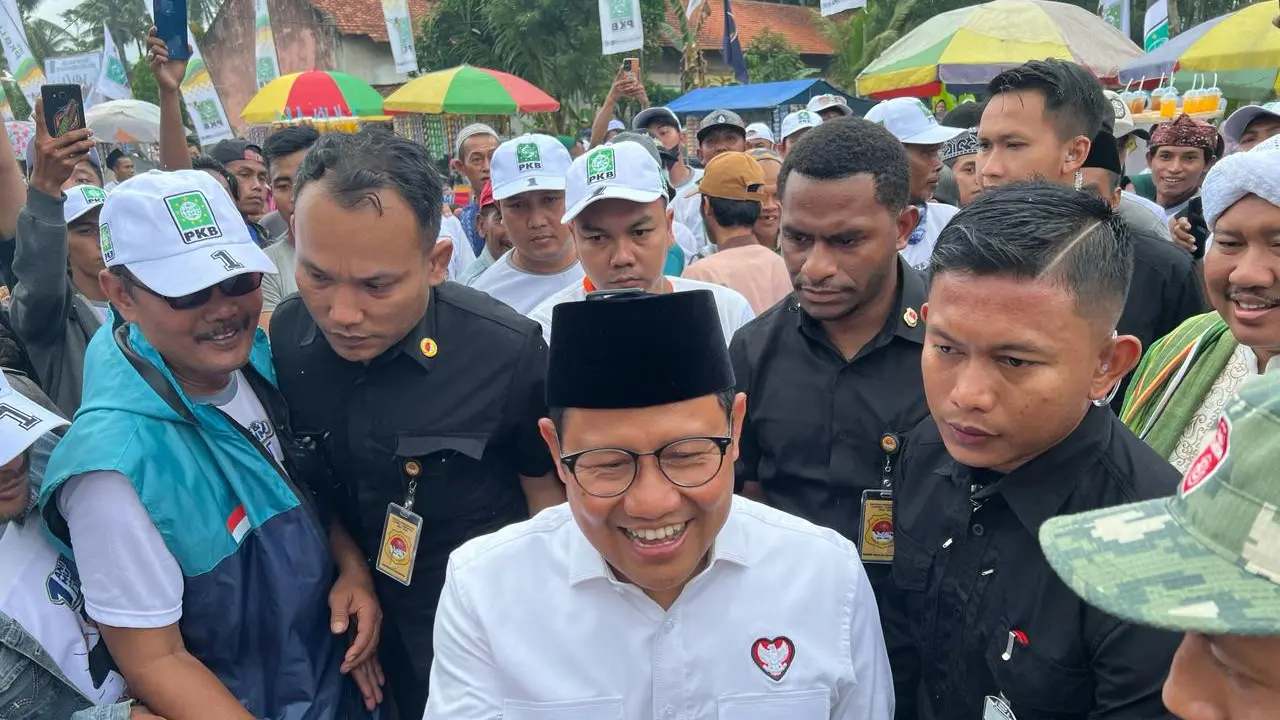 Calon Wakil Presiden (Cawapres) nomor urut 1, Muhaimin Iskandar alias Cak Imin