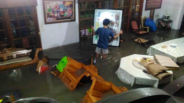 Banjir di Jalan Kayu Mas Utara, Jakarta Timur