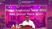 Menteri Perhubungan Budi Karya Sumadi menyebut pelayanan posko angkutan Natal 2022 dan Tahun Baru 2023 (Nataru) penuh tantangan (dok: Arief)