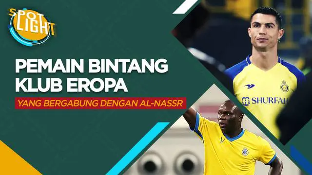 Berita video spotlight kali ini membahas tentang empat pemain pernah mencicipi bermain di kompetisi Eropa sebelum bergabung dengan Al-Nassr, salah satunya ialah Cristiano Ronaldo.