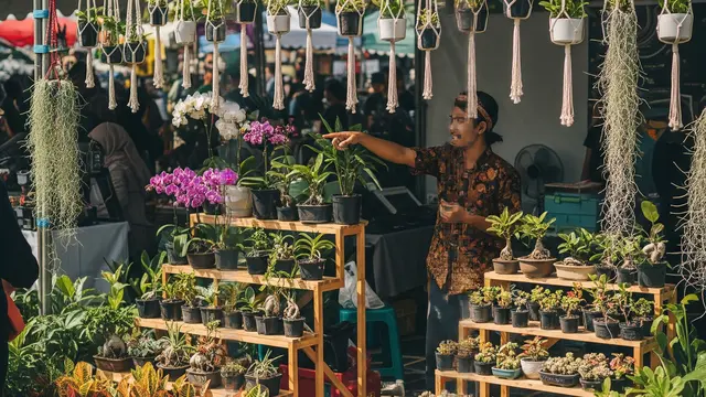Ide jualan tanaman hias dan perlengkapan berkebun di car free day