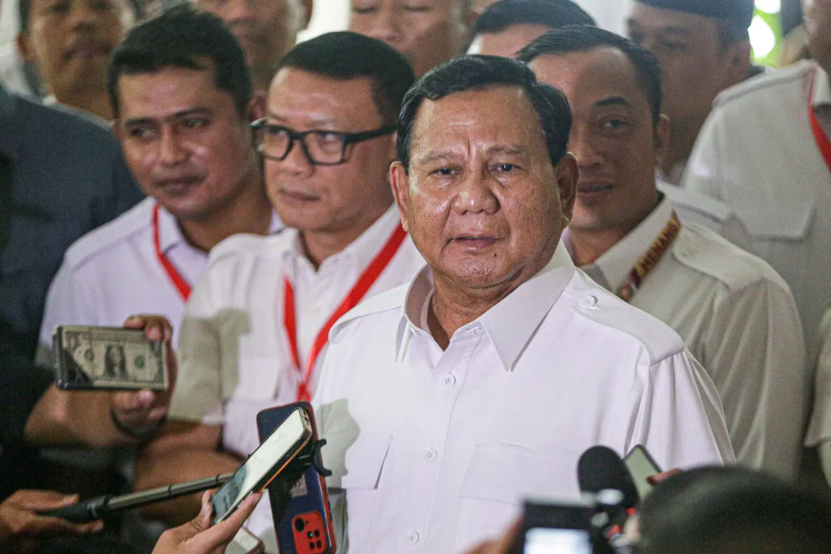 Prabowo Subianto Hadiri Rapimnas Partai Gerindra