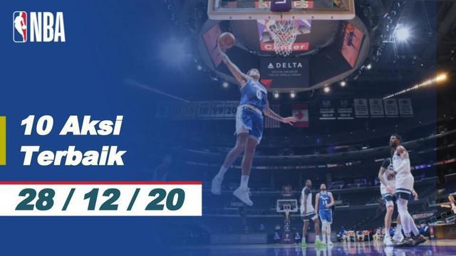 Berita video, slam dunk Kevin Durant masuk kedalam 10 aksi terbaik NBA  (28/12/2020)