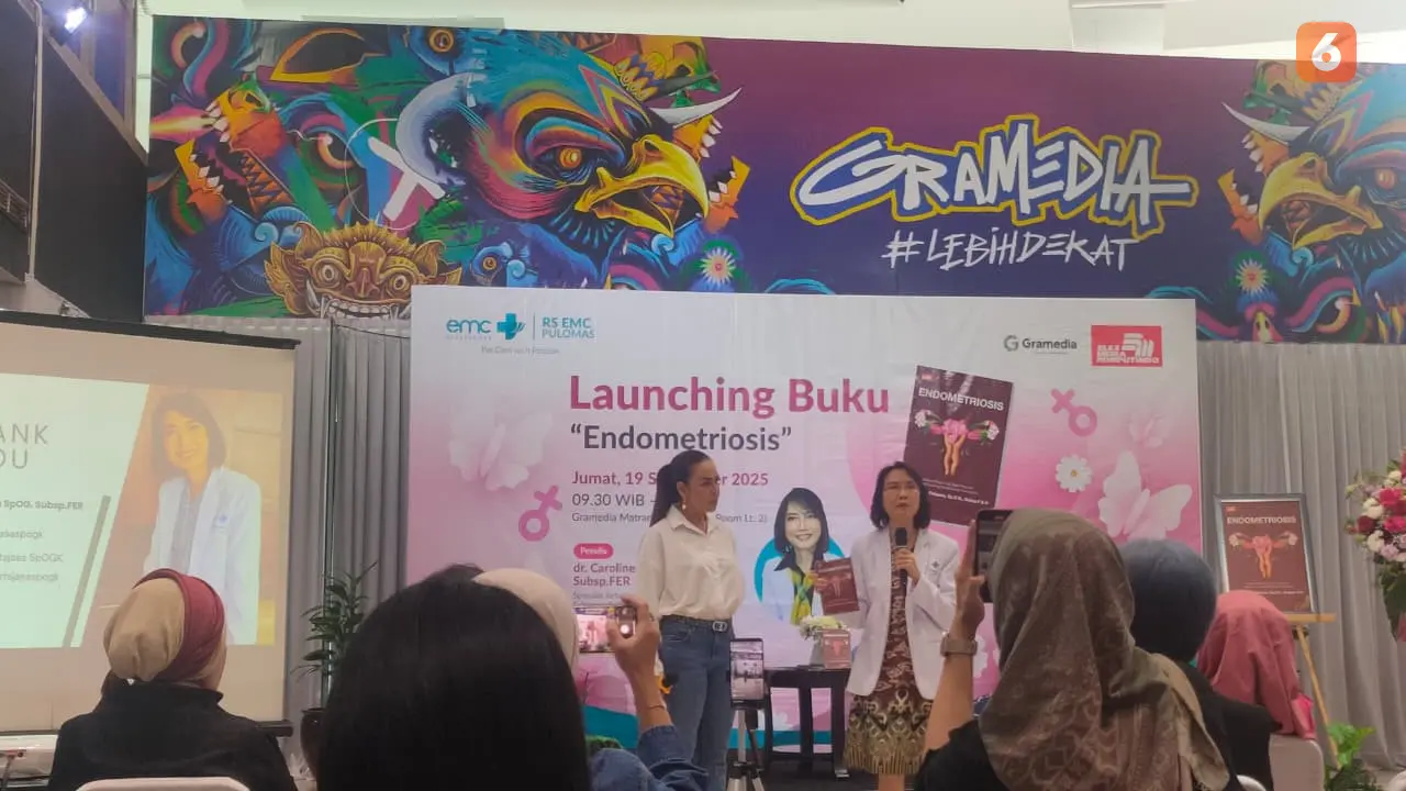 acara launching buku “Endometriosis” pada Jumat, 19 September 2025.